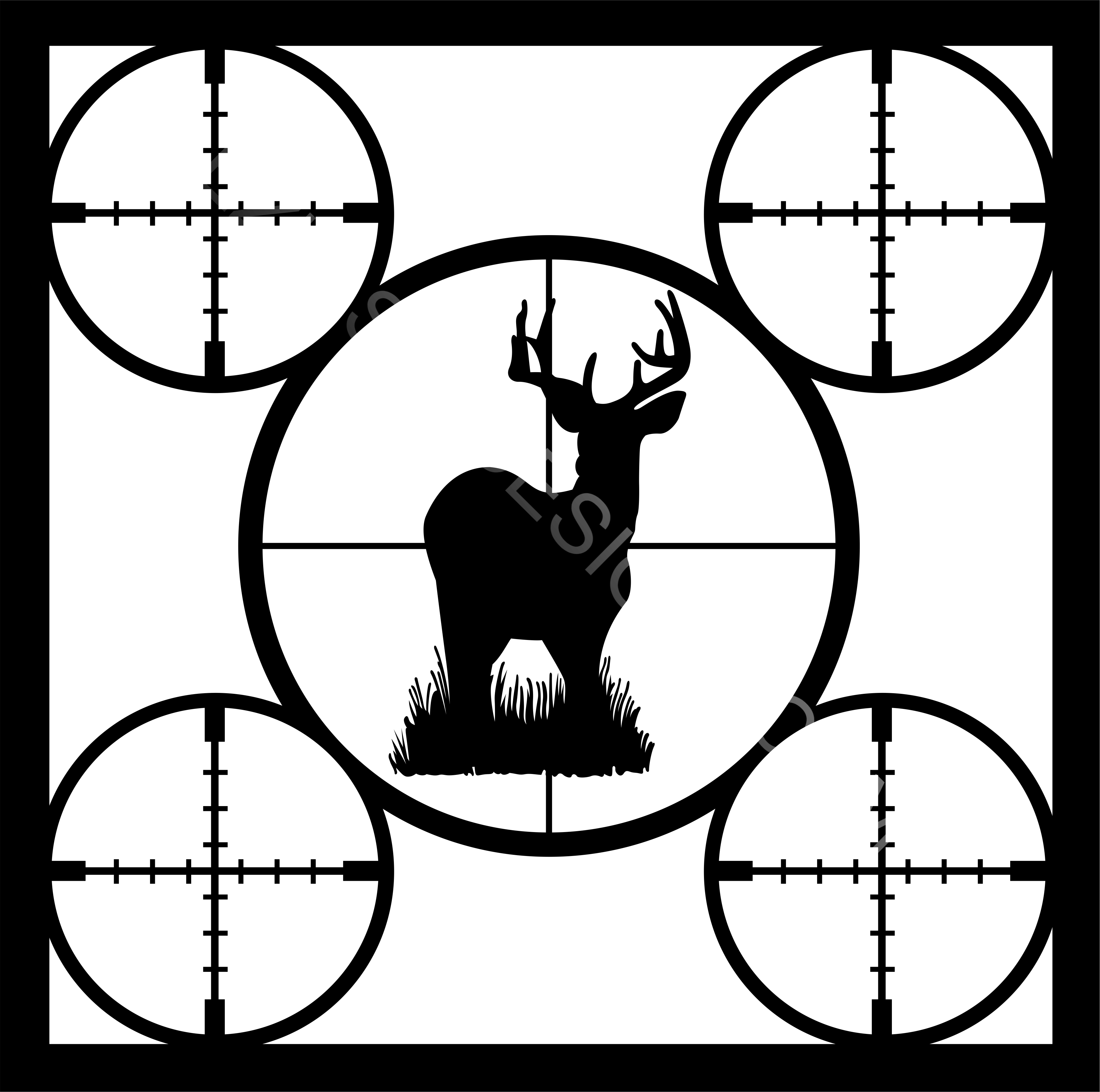 Deer Target: EZ Laser Designs